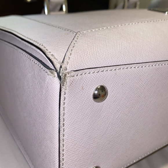 MCM Saffiano Medium Nuovo Tote Gull Gray - Picture 6 of 14